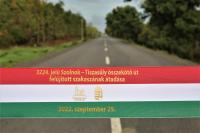 Átadták a Szolnok-Tiszasüly összekötő út felújított szakaszát